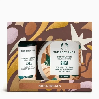 Подарочный дуэт "Ши" The Body Shop Nourish & Flourish Shea Duo (sh/cr/60ml + b/butter/50ml)