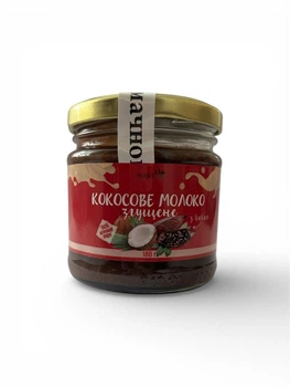 Сгущенное кокосовое молоко с какао без лактозы MantEca 180 г