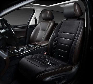 Накидка с подогревом для автомобильного сиденья 12В, 31/42Вт, 120х53см Elegant EL 100 667 черного цвета