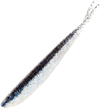 Силикон Lunker City Fin-S Fish 4 10 шт Black/Silver (1102-13640)
