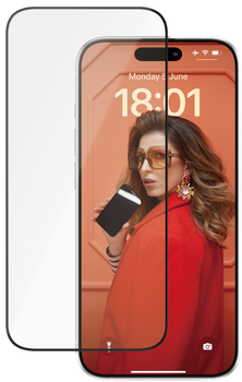 Ceramiczne szkło ochronne PanzerGlass Ceramic Ultra-Wide Fit do smartfona Apple iPhone 15 Pro (5711724028380)