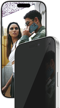 Конфіденційне захисне скло SAFE. by PanzerGlass 2-Way Privacy Ultra-Wide Fit для смартфона Apple iPhone 17/Apple iPhone 16 Pro (SA41290)