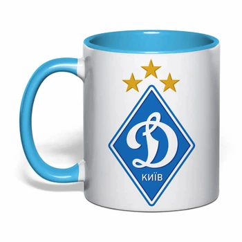 Чашка с печатью "Динамо Киев" (цвет голубой) (46997)