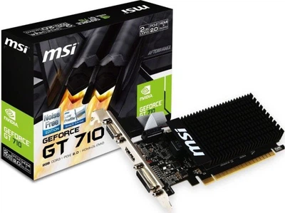 Видеокарта gf gt 710 2gb gddr3 msi (gt 710 2gd3h lp)