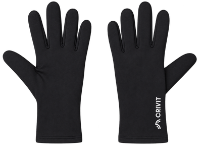 Рукавички для бігу, заняття спортом CRIVIT чорні (402942)
