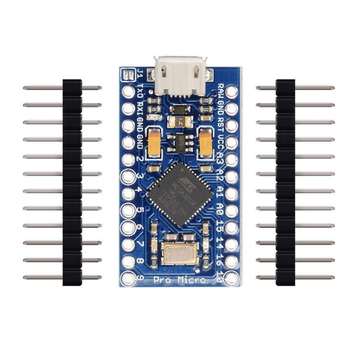 Мікроконтролерна плата Pro Micro ATmega32U4 5В 16МГц Micro USB сумісна з Arduino Leonardo HID