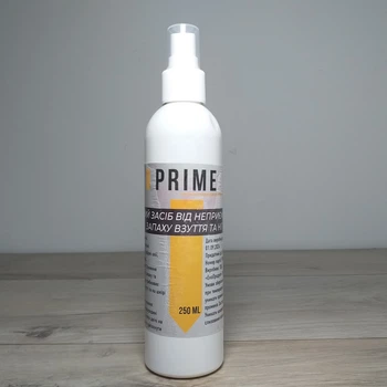 Спрей-антиперспирант для обуви и ног PRIME 250 мл, устранение неприятного запаха (X-1615)