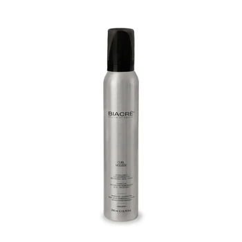Восстановительный мусс Biacrē CURL MOUSSE для упругости, блеска и четкости формы локонов вьющихся волос 200 мл