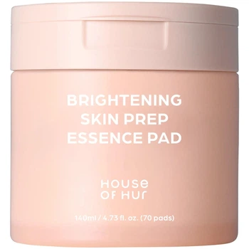 Осветительные тонер-пады для упругости и ровного тона кожи лица House of Hur Brightening Skin Prep Essence Pad 140 мл