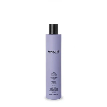 Шампунь Biacrē No Yellow Shampoo для нейтралізації жовтизни, підтримки холодного відтінку та блиску блонду 250 мл
