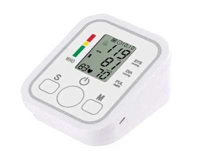 Тонометр автоматический UKC B08 PET 8953 LCD на плечо, измерение артериального давления и пульса, индикация аритмии, белый