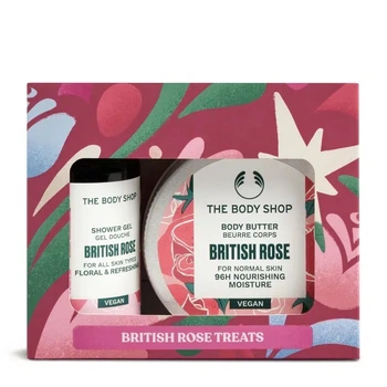 Набор для тела с розой The Body Shop British Rose Treats (sh/gel/60ml + b/butter/50ml)