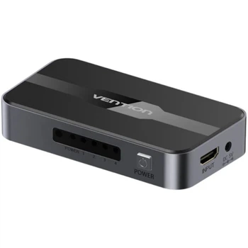 Сплітер HDMI 1.4 FHD 4K 30Hz 3D, 1x4 ports чорний Vention