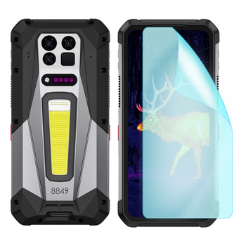 Защитная гидрогелевая пленка KitCut Grade B на Unihertz Tank 5 Pro на экран (матовая)