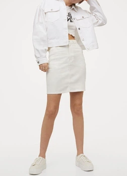 Спідниця H&M 18325 Білий 32 (0977)