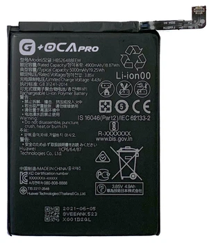 Аккумулятор акб батарея HB526488EEW Huawei P Smart 2021 /Y7a /Honor 10X Lite 5000mAh оригинал G+OCA PRo