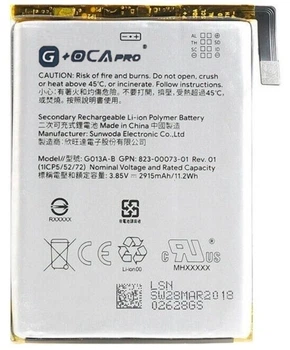 Аккумулятор акб батарея G013A-B Google Pixel 3 2915mAh оригинал G+OCA PRo