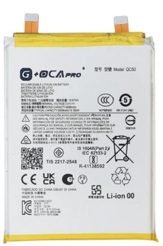Аккумулятор акб батарея QC50 Motorola Edge 50 Fusion 5000mAh оригинал G+OCA PRo