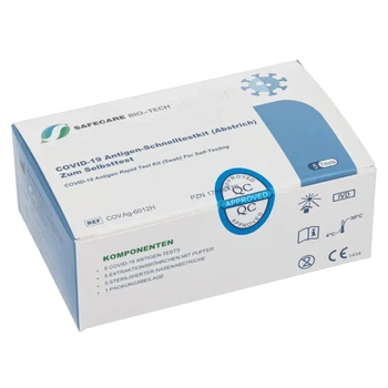 Експрес-тест на антиген COVID-19 SafeCare Laientest 5-Series