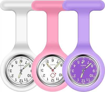 3 x Силиконовая брошь для Medican Vicloon Nurse's Fob Watch