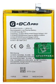 Аккумулятор акб батарея BLP771 Realme 6i /C25Y /Narzo 10 5000mAh оригинал G+OCA PRo