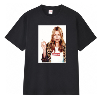 Футболка Supreme Kate Moss Photo Tee чорна XL