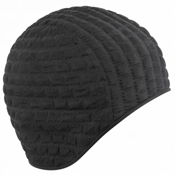 Шапочка для плавання гумова доросла Mad Swim Candy Bubble 051605 Black