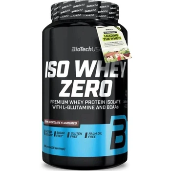 Протеин BiotechUSA Iso Whey Zero 908 г Dark chocolate / Темный шоколад (Венгрия) изолят сывороточного белка