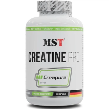 Креатин MST Creapure Creatine Pro 180 капсул (Германия) креатин моногидрат Creapure