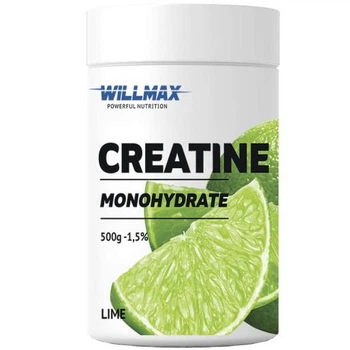 Креатин Willmax Creatine Monohydrate 500 г (Lime / Лайм) креатин моногидрат