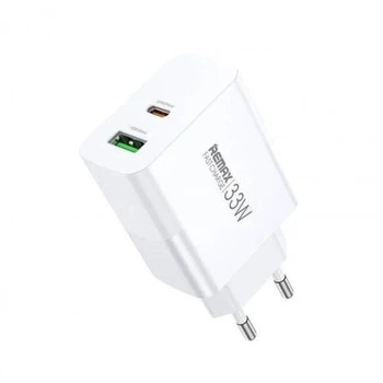 Мережевий зарядний пристрій Remax Kiddy Series 33W A+C Fast Charger RP-U122 EU-White (6954851209393)