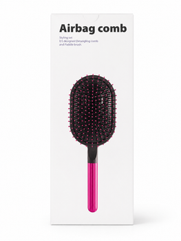Airbag Comb 2in1 - массажная щетка для волос с гребешком, Женская расческа