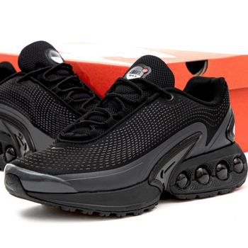 Кроссовки мужские и женские Ni Air Max Dn Black / Най аир макс ДН черные 43