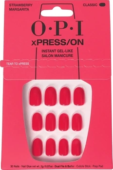Zestaw sztucznych paznokci Opi Xpress-On Strawberry Margarita 30 szt (4064665196382)