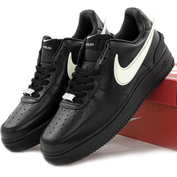 Кроссовки мужские и женские Ni Air Force 1 Low x AMBUSH Black / кроссовки Най аир Форс 1 черные низкие 43