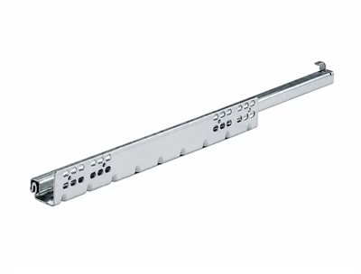 Меблева напрямна Hettich Quadro 25частковоговисунення здемпфером Silent System L=350 мм,ДСП 18мм, права