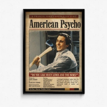 Постер в рамке American Psycho А1