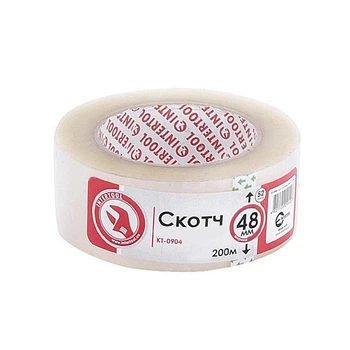 Скотч прозрачный 48мм*200м*52мкм (kt-0904)