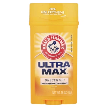 Твердий дезодорант-антиперспірант Arm & Hammer Ultra Max Unscented без ароматизаторів для чоловіків 73 г