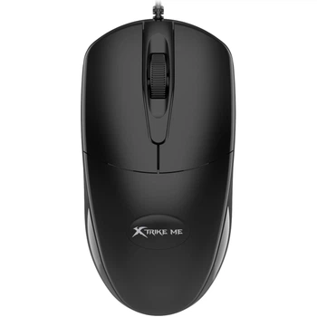 Проволочный мышь XTRIKE ME GM-115 USB, 1200 dpi, 3 кнопки, черная — для компьютера