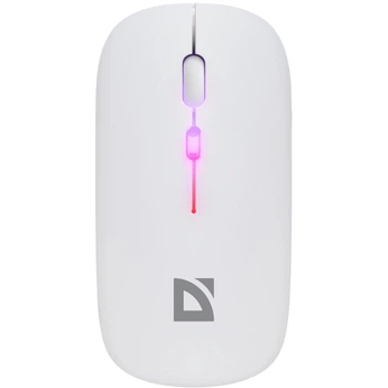 Беспроводная мышь Defender Coda MB-261 Bluetooth, 1600 dpi, белая (52262)