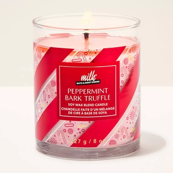 Ароматизована свічка Bath & Body Works Peppermint Bark Truffle Single Wick Candle