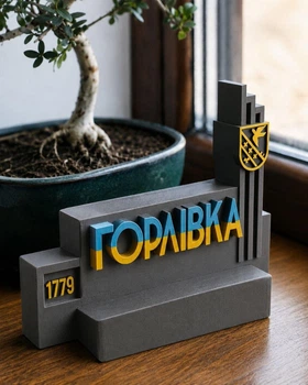 Статуетка Стела міста Горлівка 7.5х12х14 см