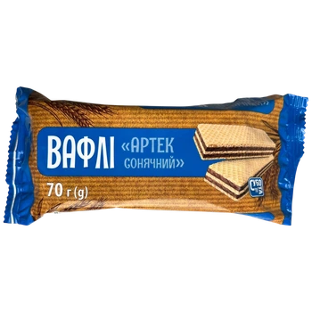 Вафлі "7" Артек сонячний 70 г