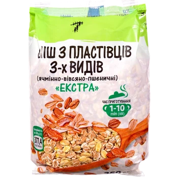 Пластівці "7" Суміш 3-х злаків 350 г