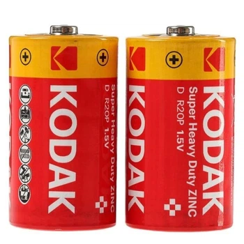 Батарейка солевая KODAK R20 D 1.5V бочонок