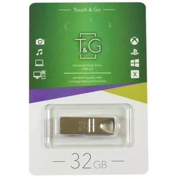 USB флеш накопитель T&G 32GB 117 Classic серебристый металлический корпус