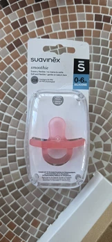 Пустышка Suavinex Smoothie SX Pro 0-6 месяцев розовая(одноцелая силиконовая)