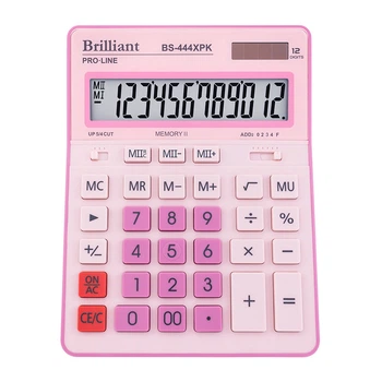 Калькулятор 12 разрядный 203x155x36 мм Brilliant BS-444XPK