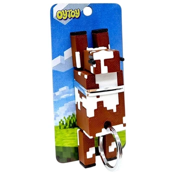 Брелок (3D печать) Minecraft Cow / Корова, Стандартная OYTOY 1010000